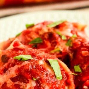 Ground Beef Stuffed Shells Recipe with Cheese