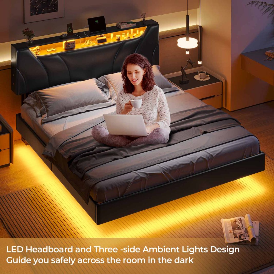 Transform Your Bedroom with the SIKAIC's LED Bed Frame »