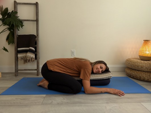 A Bolster Pillow Yoga Flow for Ultimate Relaxation