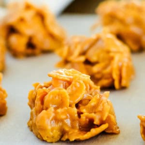 Easy Peanut Butter Cornflake Candy Recipe