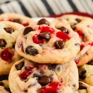 Cherry Chip Cookie Recipe (with Chocolate Chips)